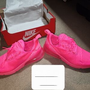 Nike Pink Mesh Sneakers Modern Athletic Design